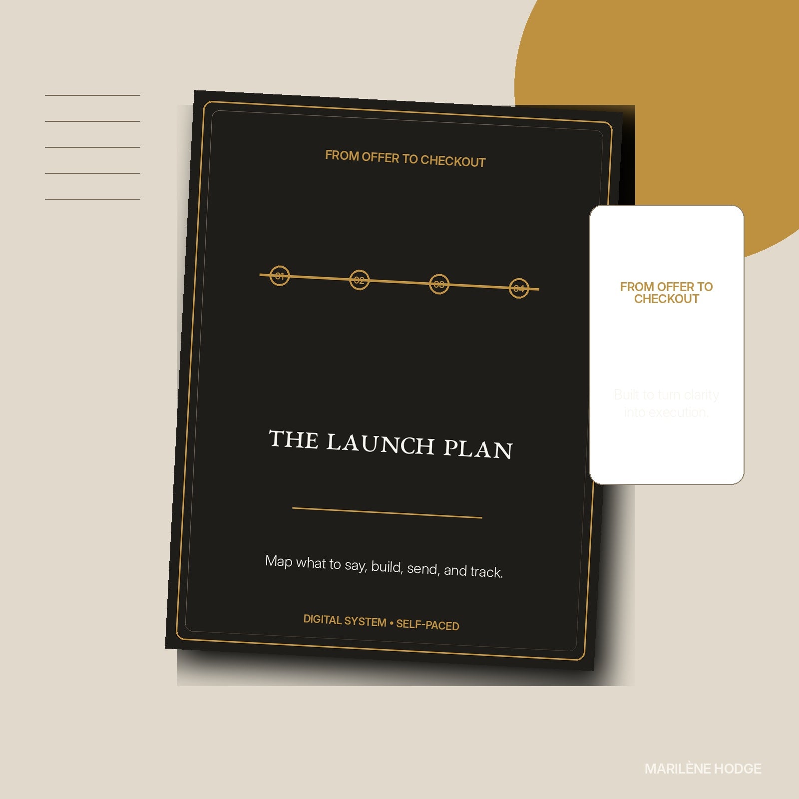 The Launch Plan digital system by Marilène Hodge